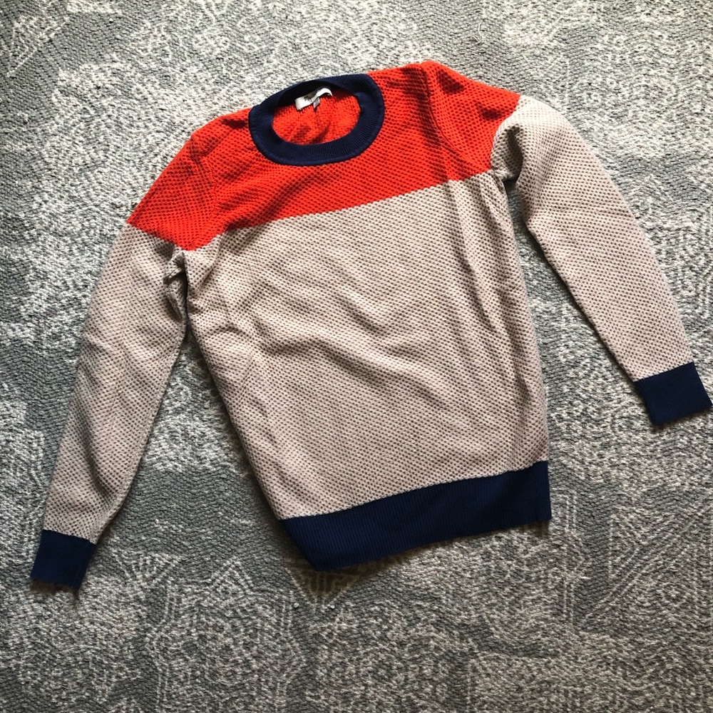 Madewell color block sweater